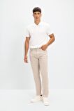 DeFacto Chino Kanvas Pantolon Slim Fit Dar Kesim Pamuklu Esnek Dar Paça C9441AX24AUBG170