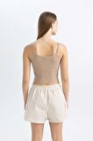 DeFacto Coool Fitted Fitilli Kaşkorse Basic Düz Atlet B0563AX24SMBG400