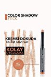 Flormar Suya Dayanıklı Işıltılı Kalem Far -color Shadow Stick- 002 Vintage Rose-8682536039420