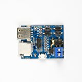 TF Kart ve USB Girişli Mp3 Oynatıcı Amplifikatör Dekoder Modülü