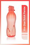 Eco Şişe Kolay Kapak Suluk ve Matara Pembe 500ml