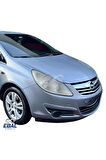 Opel Corsa D Krom Ön Panjur 3 Prç. 2007-2014 Arası P. Çelik