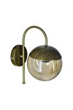 Arya Eskitme Beyaz Camlı Aplik | Kaliteli Modern Metal Aplik
