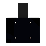 LUXELL FLAT SİYAH CAM ANKASTRE SET 