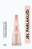Flormar Jel Görünümlü Parlak Oje (uçuk Pembe) - Jelly Look Nail Enamel - Jl25 Soft Cloud - 8690604282197