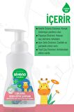 Siveno %100 Doğal Bebek Köpük Şampuanı Yenidoğan Saç ve Vücut İçin Nemlendirici Bitkisel Vegan 250 ml
