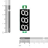 0.28 inch 0-100V/DC 3 Kablolu Kırmızı Mini Dijital Voltmetre