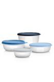 Buzdolabı Saklama Kapları 300ml + 630ml + 950ml + 1.9L - Set 2