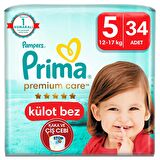 Prima Premium Care Külot Bebek Bezi 5 Beden 34'lü