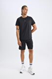 DeFactoFit Slim Fit Dar Kesim Sporcu Standart Paça Şort V3030AZ25SPBK81