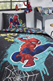 Özdilek Spiderman Street Tek Kişilik Disney Lisanslı Lastikli Fitted Çarşaf Kapitone Çocuk Nevresim Takımı