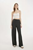 DeFactoFit Wide Leg Geniş Paça Eşofman Altı Standart Boy Beli Lastikli Cepli Modal Kumaş C0493AX24SMAR231