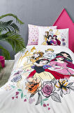 Özdilek Princess Rose Tek Kişilik Disney Lisanslı Lastikli Fitted Çarşaf Çocuk Nevresim Takımı