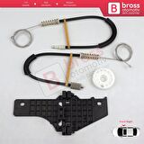 Peugeot 307 3A/C 3E 3H 2001-2008 4/5 Kapı 9634456880 İçin Ön Sağ Kapı Cam Kriko Tamir Seti
