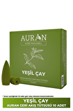 Yeşil Çay Kokulu Geri Akış Tütsüsü Konik Tütsü Green Tea Backflow Incense Cones 10 Adet
