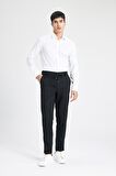DeFacto Slim Fit Dar Kesim İtalyan Yaka Non Iron Ütü Gerektirmeyen Uzun Kollu Beyaz Gömlek A7803AX24SPWT32