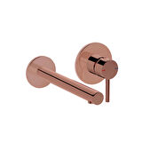 VitrA Origin A4258126 Ankastre Lavabo Bataryası, İki Rozetli, Sıva Üstü, Bakır