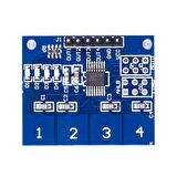 TTP224 4 Tuşlu Dokunmatik Sensör Modülü