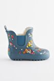 Mavi Paw Patrol Desenli Polar Astaslı Çizme/ Bot