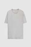 Comfort Gri %100 Pamuk T-shirt 6HC14ORT02006