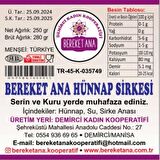 Bereket Ana Hünnap Sirkesi 250ml