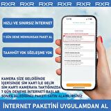 RXR C16 4G Sim Kartlı Bataryalı Solar Dış Ortam 360° Hareket Kontrollü solar güneş enerjili kamera