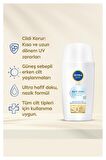 Nivea Sun Hafif Dokulu Güneş Koruyucu Yüz Kremi 40ml, Spf50, Yüksek Güneş Koruyucu, Erken Yaşlanma Karşıtı