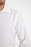 DeFacto Slim Fit Dar Kesim Oxford Basic Düz Pamuk Karışımlı Uzun Kollu Beyaz Gömlek R4340AZ24AUWT34