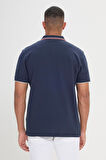 Slim Fit Dar Kesim %100 Pamuk Polo Yaka Tişört