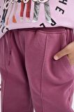 DeFacto Kız Çocuk Beli Paçası Lastikli Basic Düz Jogger Eşofman Altı D6067A824WNPR471