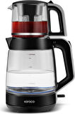 Karaca Glass Tea XL 2 in1 Cam Çay Makinesi Space Gray