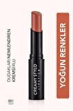 Flormar Yarı Parlak Stick Ruj- Creamy Stylo Lipstick -001 Peachy-8682536013611