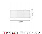 srfn ticaret Roborock S8 Max / S8 MaxV / S7 MaxV Ultra / S80-S85 Uyumlu Aksesuar Seti
