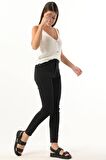 Kadın Antrasit Skinny Jean Pantolon