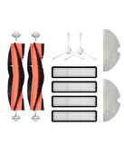 Dreame D9 Uyumlu Yedek Fırça Hepa Filtre Mop Seti-12 Parça