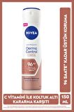 Nivea Kadın Sprey Deodorant Derma Control Clinical 150ml, Kiraz Çiçeği Nemlendirici Vücut Losyonu 400ml