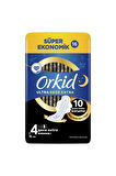 Orkid Ultra Ekstra Hijyenik Ped Gece Ekstra 16 Adet Süper Ekonomik Paket