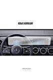 Mercedes GLB 200 2021-2023 Navigasyon Bilgi Ekranı Ve Dijital Gösterge Nano Ekran Koruyucu