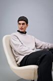 DeFacto Relax Fit Bisiklet Yaka Basic Düz Triko Kazak A8449AX23WNBG684