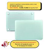 MacBook Air Kılıfı Macbook Air 13inç Mat (Eski USB'li Model 2010-2017) A1369 A1466 ile Uyumlu