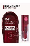 Flormar Uzun Süre Kalıcı Mat Ruj - Kiss Me More-013 Sangria-8682536040839