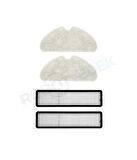 Dreame D9 Max Gen 2 Uyumlu Yedek Mop ve Hepa Filtre-4 Parça