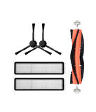 Dreame D9 Max Uyumlu Yedek Mopsuz Fırça Hepa Filtre Seti-5 Parça