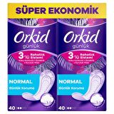 Orkid Günlük Ped Normal Dev Ekonomi Paketi 80 Ped