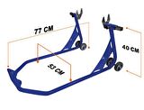 Torque-MX Motosiklet Arka Kaldırma Standı RS1 Lacivert