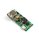 3.7V'dan 5V'a 1A Lityum Batarya Telefon Sarj ve Deşarj Modülü (Korumalı)