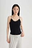 DeFacto Regular Fit Ribana Atlet-Fall in Love A9744AX24SPBK81