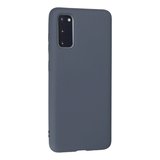 Samsung Galaxy S20 Kılıf Nano İçi Kadife Silikon - Gri