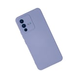 Vivo V23 5g Kılıf Nano İçi Kadife Silikon - Lila