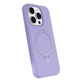 Apple Uyumlu İphone 15 Pro Max Regal Magsafe Standlı Kapak - Lila